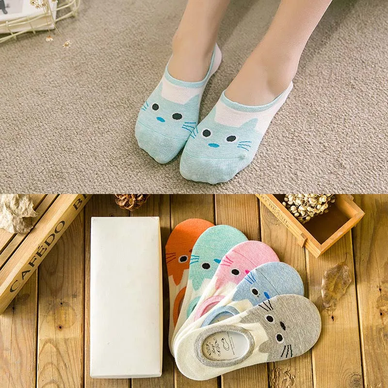 

5 Pairs/Lot Warm Comfortable Cotton Women's Socks New Simple socks Female Boat Socks Solid Color Ladies Invisible Socks