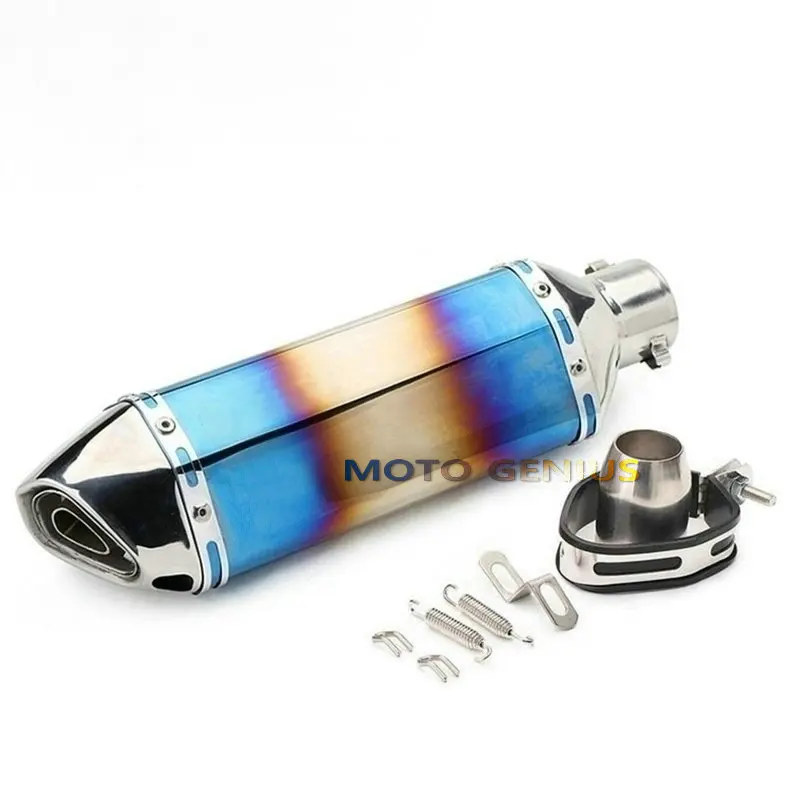 

Universal Exhaust Pipe Muffler Slip On Stainless Steel Motorcycle Exhaust Muffler Akrapovic Escape Dirt Bike Scooter Db Killer