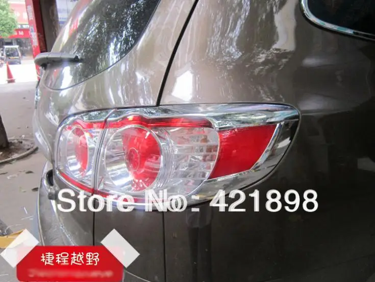 

Для Hyundai Santa Fe 2010 2011 2012 ABS хромированная задняя крышка фонаря отделка 4 шт.