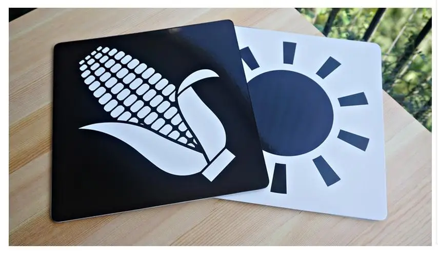 Preto e Branco para Pré-escolar Cartão Educacional Bebê Treinamento Visual Cartões Animais Frete Grátis 21x21 cm Mod. 207713 5 21x21 cm cartão preto e branco para