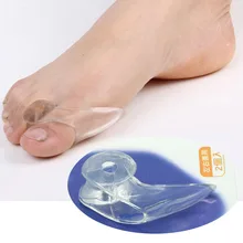 2Pcs/1Pair Foot Care Silicone Gel Toe Spacer Separator Straightener Spreader Toe Stretchers Feet Care Pain Relief Tool C401 1pair soft silicone gel foot fingers toe separator alignment bunion pain relief bone ectropion straightener health care product