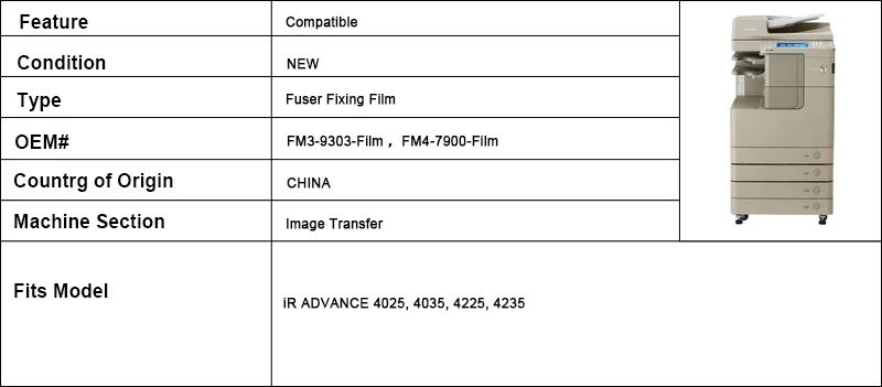 1 4025 fuser film