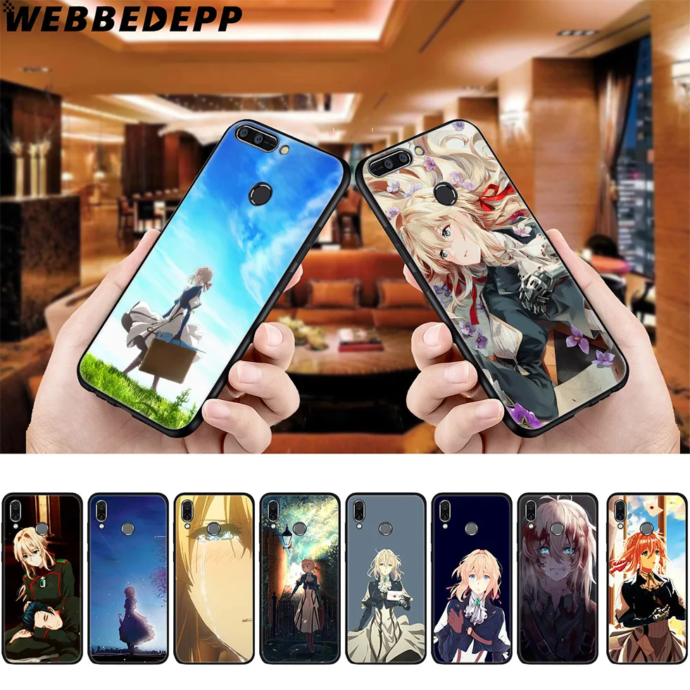 

Violet Evergarden Anime Soft Case for Huawei P8 P9 P10 P20 P30 Lite Pro P Smart Z Plus 2019 Y6 Prime 2018 2017 Lite Mini