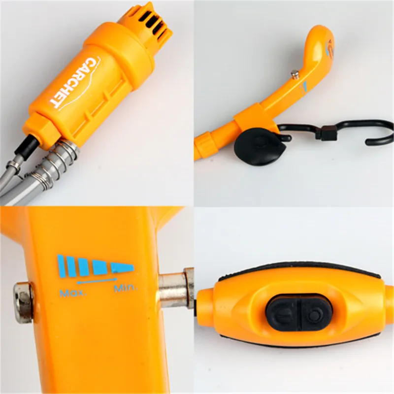 High Pressure Caravan Camper Electric Portable Shower Car Washer Water Pump 12V Washer Outdoor Caravan Camping Travel Car Shower
