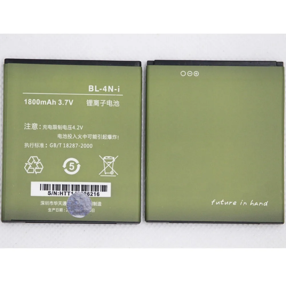 10 шт./лот 1800 мАч BL-4N-i для телефонов INNOS DNS S4503Q S4503 I6 I6C innos Small Dragonfly BL 4N i сменные