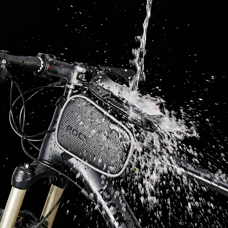 Best ROCKBROS Cycling Bike Top Tube Bag Rainproof MTB Bicycle Frame Front Head Cell Phone Touch Screen Bag Pannier Bike Accessories 2 Best ROCKBROS Cycling Bike Top Tube Bag Rainproof MTB Bicycle Frame Front Head Cell Phone Touch Screen Bag Pannier Bike Accessories 2