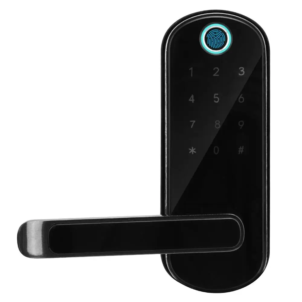 Отпечаток пальца дверной замок Смарт Bluetooth цифровой пароль IC Karte ключ умный дверной замок