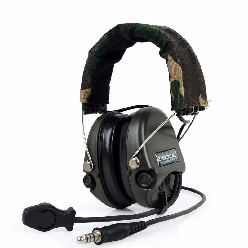 Element ZTAC Z111 Thoradin Pickup Noise Reduction Headset Intercom Headset Army Fan Msa Tactical Headset CS 3