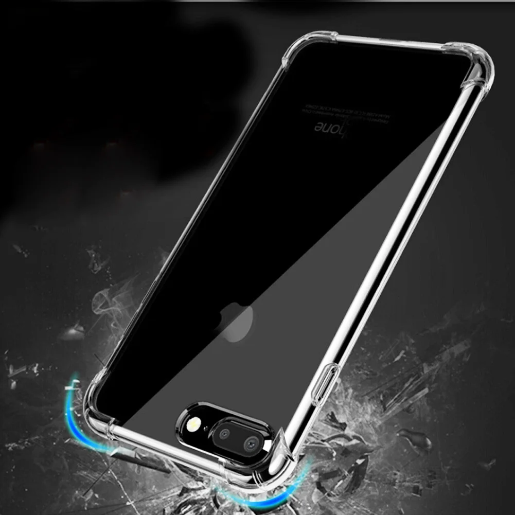 Для iPhone 7 прозрачный Кристальный силиконовый чехол воздушная подушка