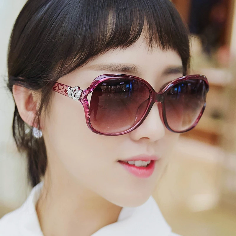 

CURTAIN 2019 New Square Lady Sunglasses Big Frame Gradient Elegant Women Eyeglasses Outdoor Travel Luxury Sun Glasses UV Protect