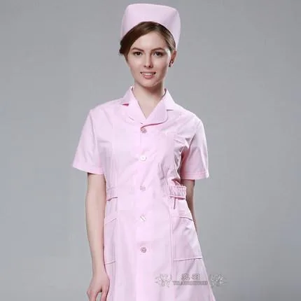 Летняя приталенная одежда для медсестер с коротким рукавом, медицинская и спа-униформа, белая униформа, распродажа