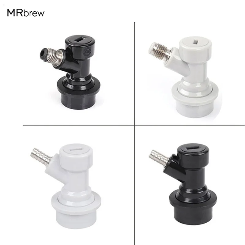 Homebrew Beer Keg Connector Dispenser Ball Lock Keg Disconnect Liquid / Gas Connectors 1/4''in