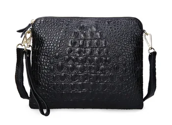 

Crocodile style bag cow leather handbag woman fashion cross shoudler bag woman clutch bag envelop bag