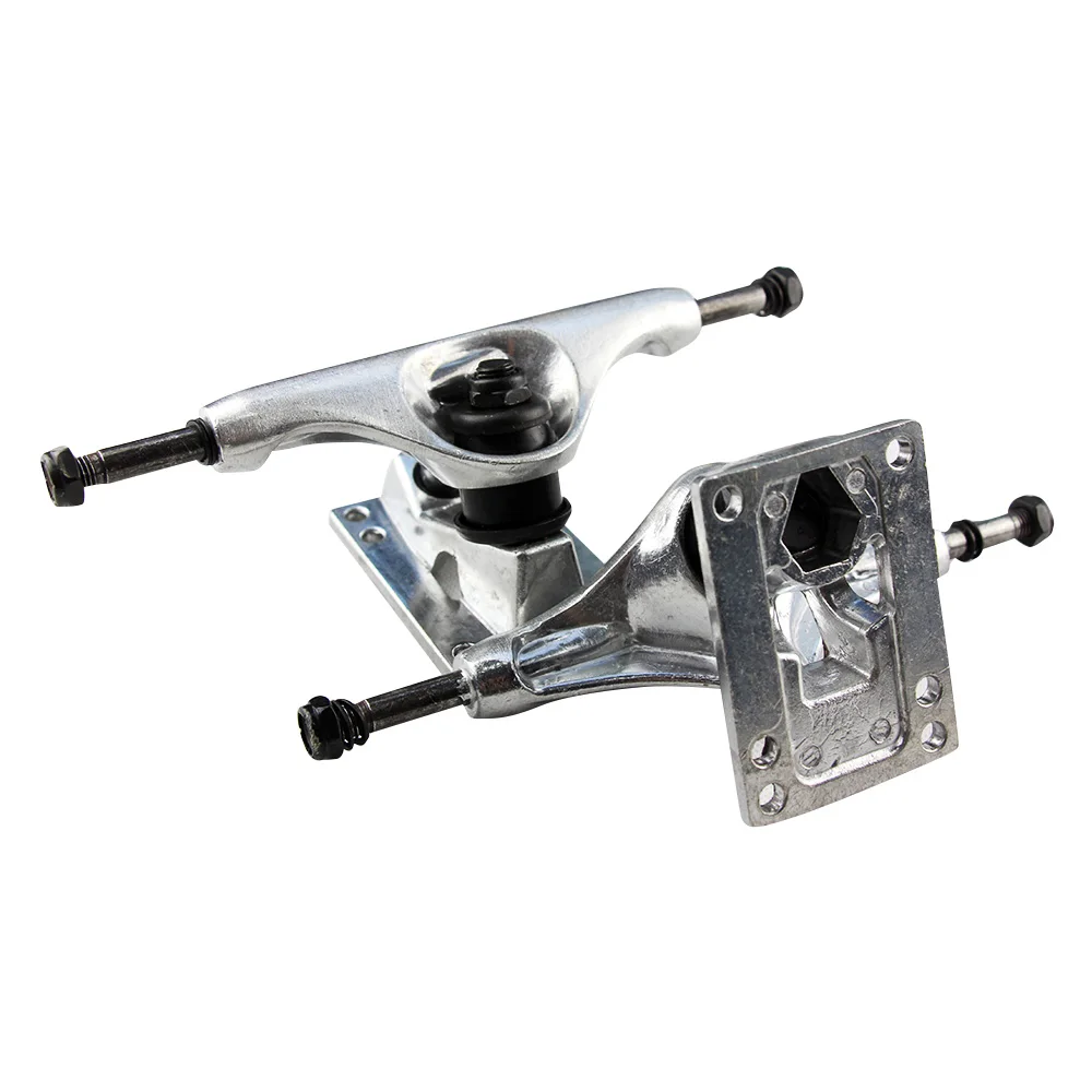 جديد الفضة لوح التزلج شاحنة الألومنيوم الأسماك مجلس شاحنة 5 بوصة مزدوجة الروك المهنة الشاحنات ل لوح التزلج جديد الفضة لوح التزلج شاحنة الألومنيوم الأسماك مجلس شاحنة 5 بوصة مزدوجة الروك المهنة الشاحنات ل لوح التزلج