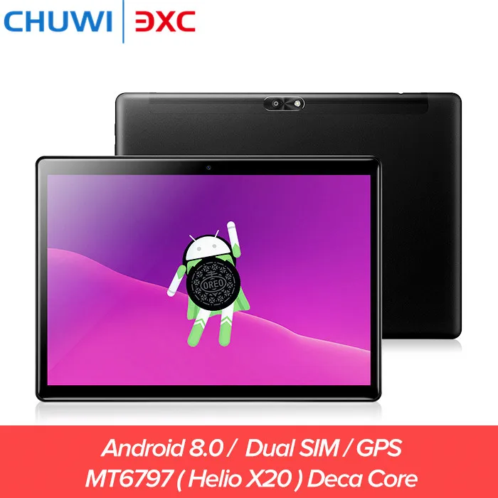 Chuwi Hi9 Air 4G Dual SIM Tablet PC 10.1 inch Android 8.0 Helio X20 Deca Core 4GB 64GB Bluetooth 4.2 Phone Call Game Tablets