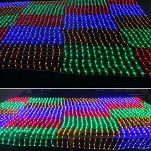 Водонепроницаемый 220 В/110 В 3 м x 2 м светодиодный открытый/закрытый чистый свет Рождество Фея гирлянда праздник свадьба вечеринка украшение