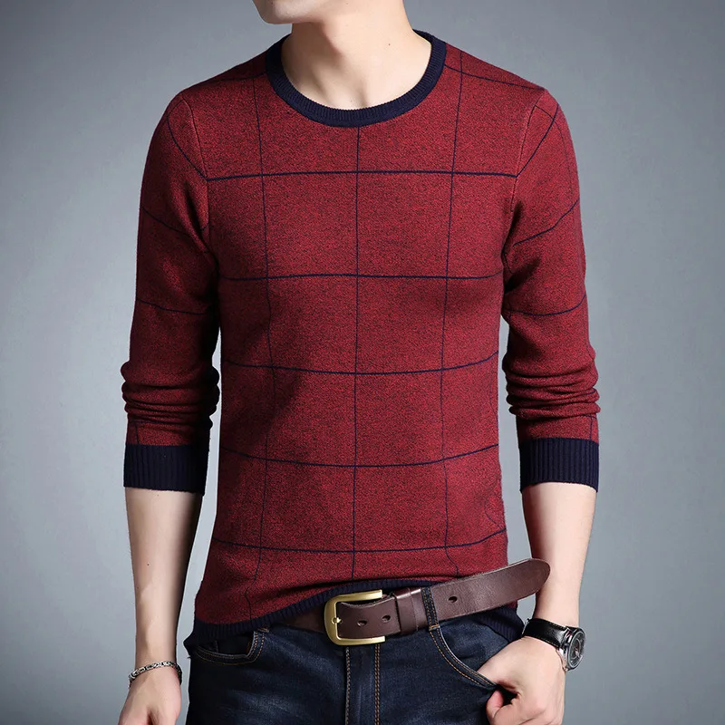 

Free shipping New Fashion 2019 Spring Autumn men Wool Pullovers Man Sweaters Pullover