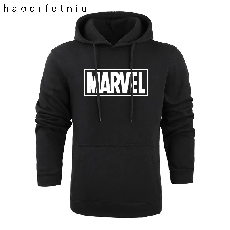 

2018 Newest Fashion Marvel brand Hip Hop Men Hoodies casual Men hooded Funny printing Hoodies Sweatshirt Male Hoody Jackets