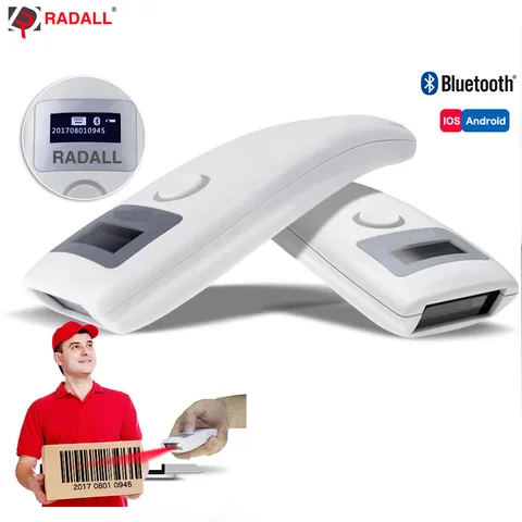 Portátil sem Fio Bluetooth do Varredor do Código de Barras de Rd-z1 1d para Todo o Código qr do Commons Suporte Móvel Andriod Windows Mac Ios