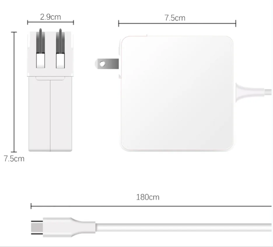 65W 20V 3.25A Type-C AC адаптер Зарядное устройство для Lenovo Yoga 730 730-13IKB блок питания Latitude 7275