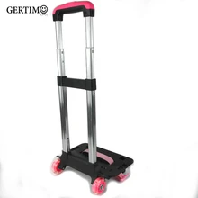 Folding Pulling Rod Bracket Rolling Cart Trolley School Bags Parts Kids Cartoon Two wheels Trolley цена Folding Pulling Rod Bracket Rolling Cart Trolley School Bags Parts Kids Cartoon Two wheels Trolley цены онлайн