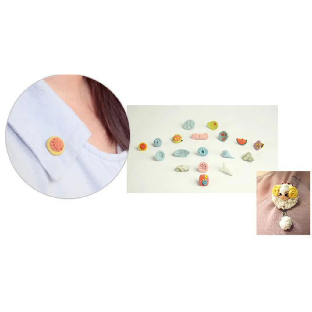 20 Pieces 23MM Metallic Rustless Pin Back Button Base Back Badge Button Supplies Pin Disk Base Pad Customize Personalize Badg