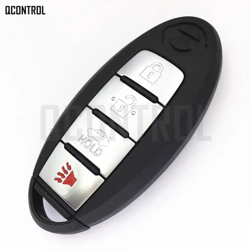 Пульт дистанционного управления QCONTROL Smart Key Подходит для NISSAN TWB1U815 CWTWB1U815 Sunny Teana Sylphy Sentra Versa 315 МГц с ID46