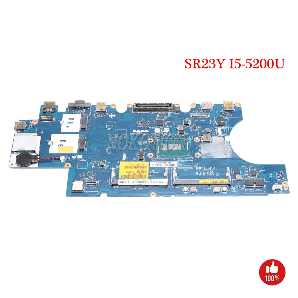 NOKOTION CN-0M5HV7 0M5HV7 M5HV7 основная плата для Dell Latitude 15 E5550 Материнская плата ноутбука ZAM80 LA-A911P SR23Y I5-5200U DDR3L