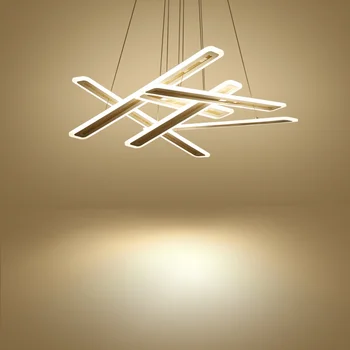 

Meal hanging art pendant lamp after modern simple lines personality creative living room dining room bedroom pendant light wl327