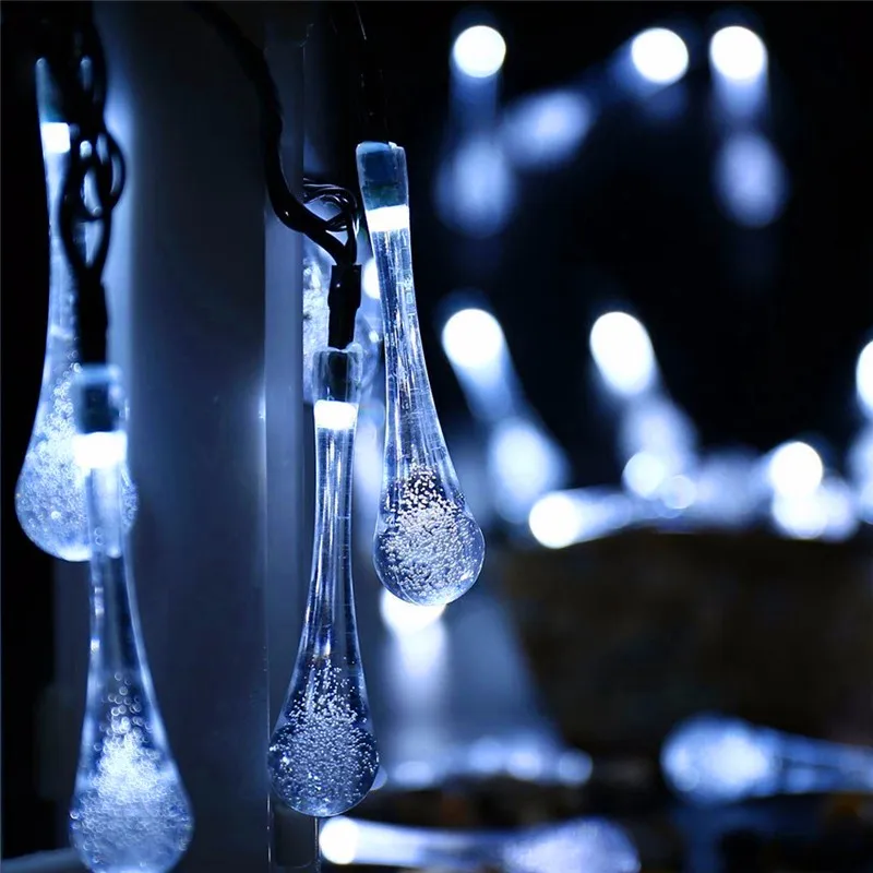 LED luces solar forma de gota (4)