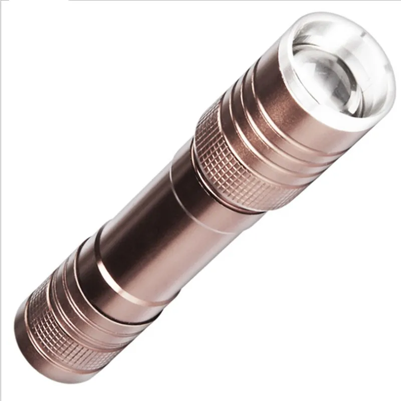 

Mini Torch Portable Telescopic Zoom Camping Flashlights Strong Outdoor Aluminium Alloy Dimming Flashlight