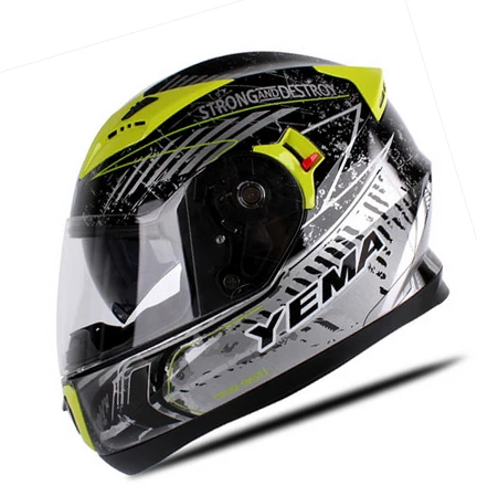 Brand YEMA 829 double lens system motorcycle helmet Men Nostalgic style  casque moto full face capacete free shipping|motorcycle helmet carbon  fiber|motorcycle helmet harleyhelmet filter - AliExpress