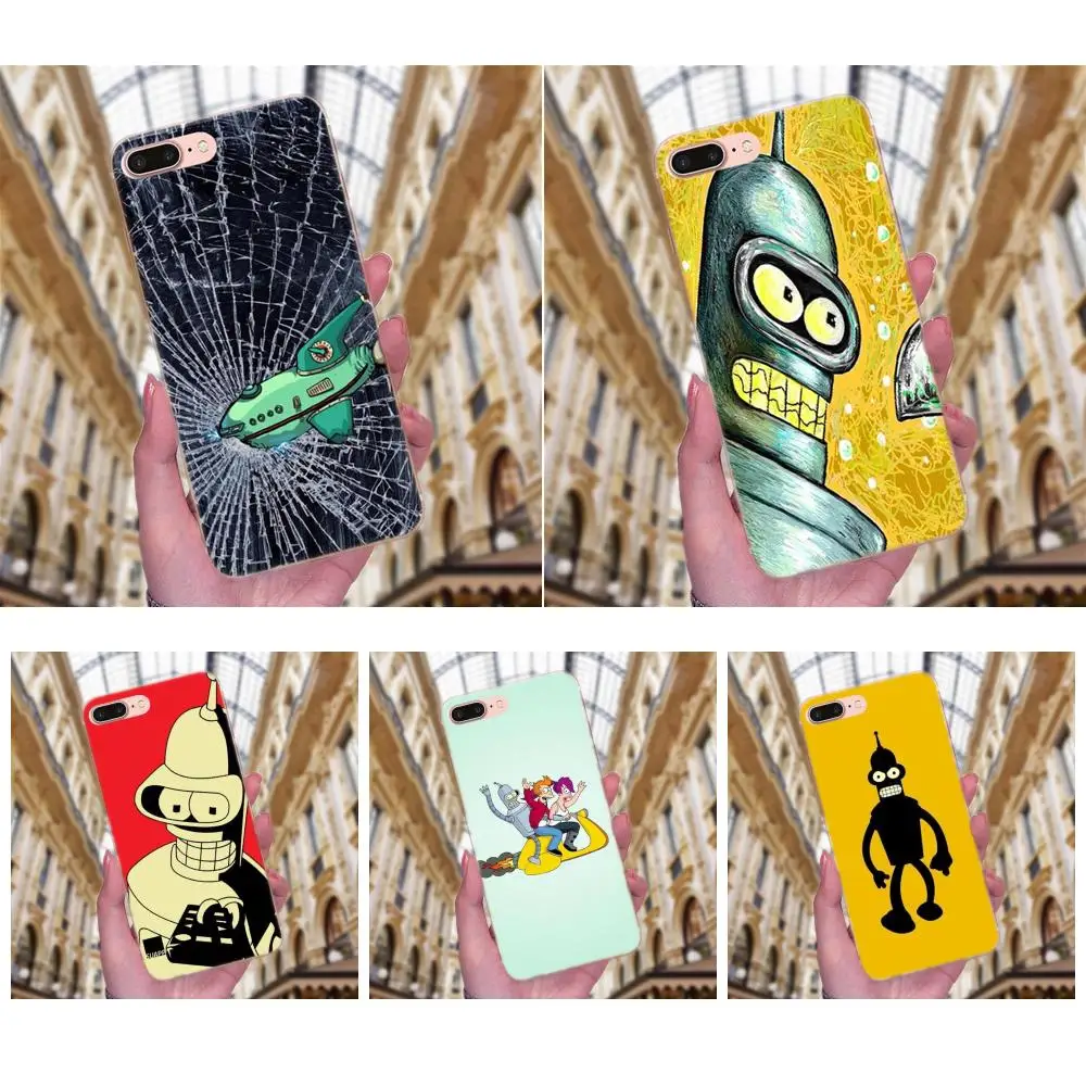 Новинка изгиб Bender Родригес для Apple iPhone 4 4S 5 5C 5S SE 6 6S 7 8 Plus X XS Max XR лучшие чехлы из