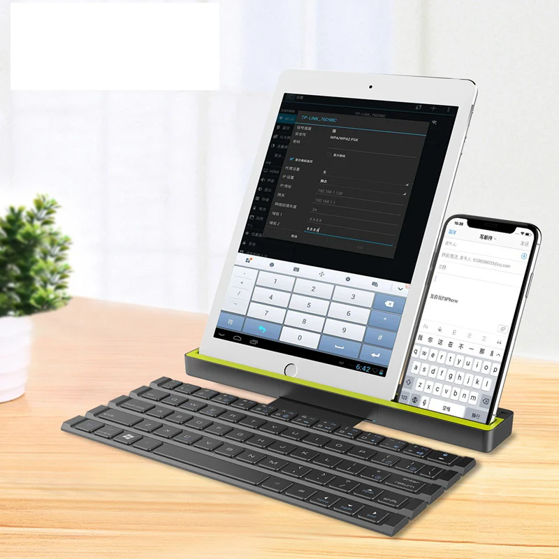 Foldable Bluetooth Keyboard for Xiaomi Mi Pad 4 Plus Tablet PC for