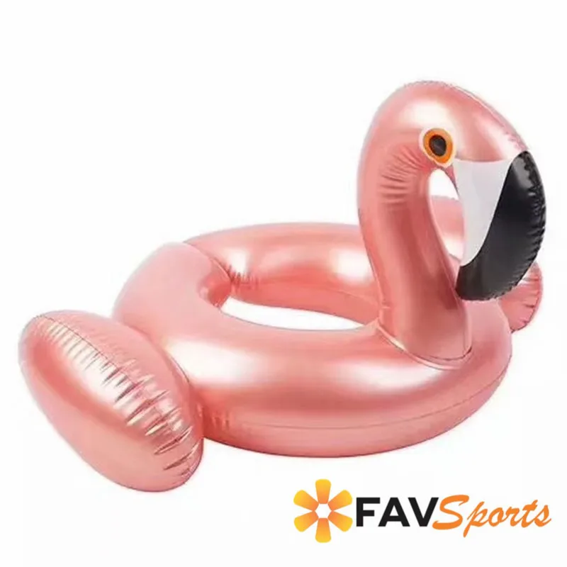 Детские Лебеди плавающие кольца ming надувные фламинго плавающие сиденья Лодка водные игрушки для бассейна круг кольца - Цвет: Цвет: желтый