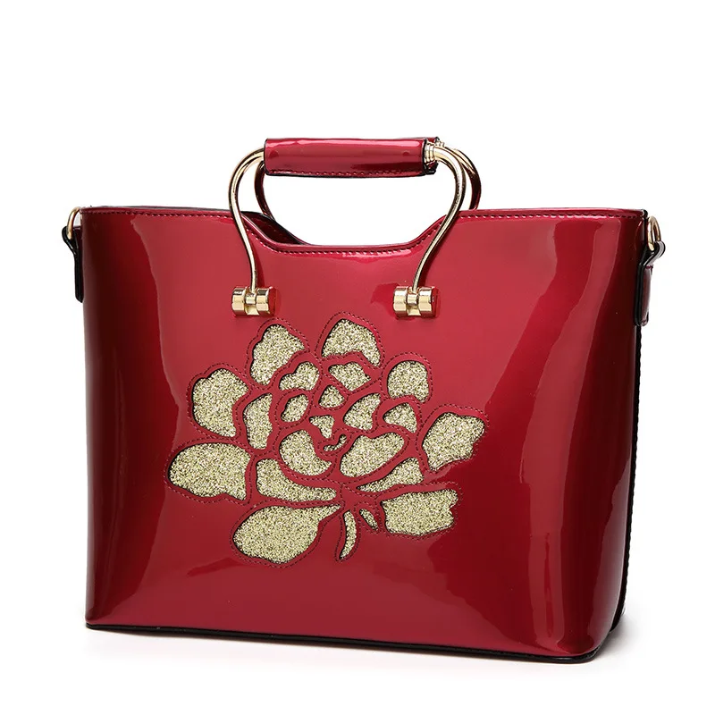 

MONNET CAUTHY New Bags for Women Elegant Fashion Occident Style Bridal Handbag Solid Color Wine Red Blue Black Office Lady Totes