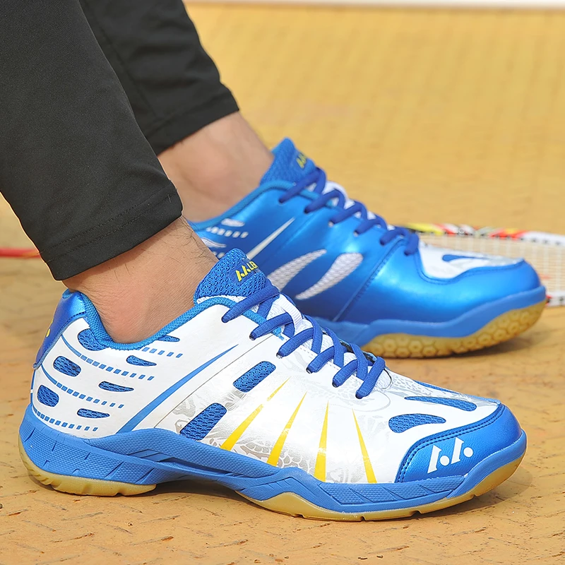 Обувь для волейбола для мужчин; спортивная обувь на подушке; дышащие устойчивые кроссовки; профессиональная Женская легкая обувь для волейбола; A966 - Цвет: Белый