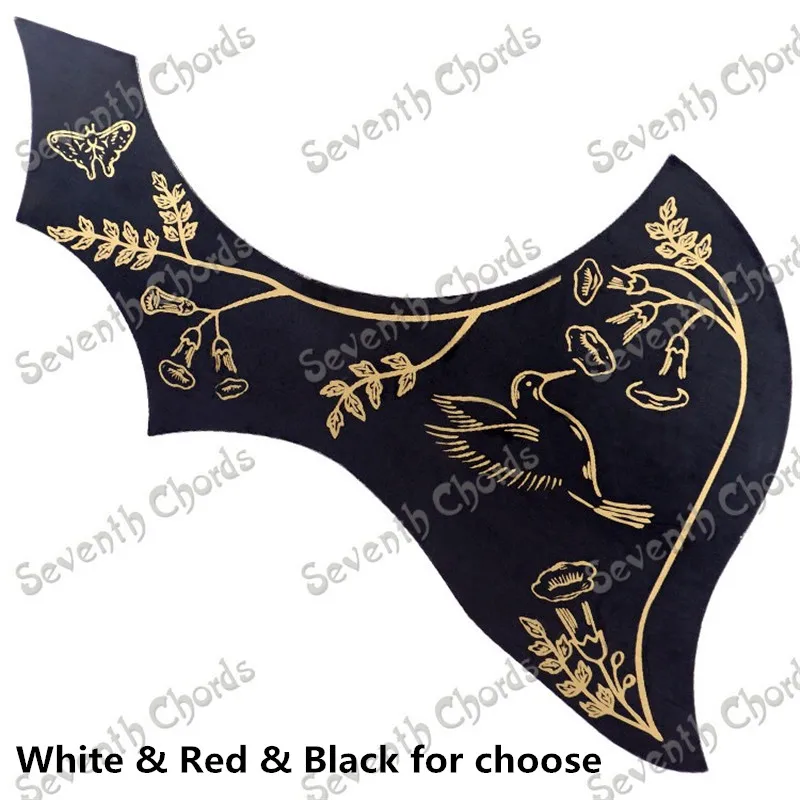 

Left Handed Hummingbird Flower Decorative pattern Acoustic Guitar Pickguard Pick Guard Anti-scratch Plate guitar accessories