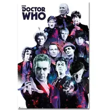 TAAWAA Doctor Who Art Silk Movie Poster and Prints 14x21 32x48 inches Wall Art Decortive Painting for Living Room  Decoration