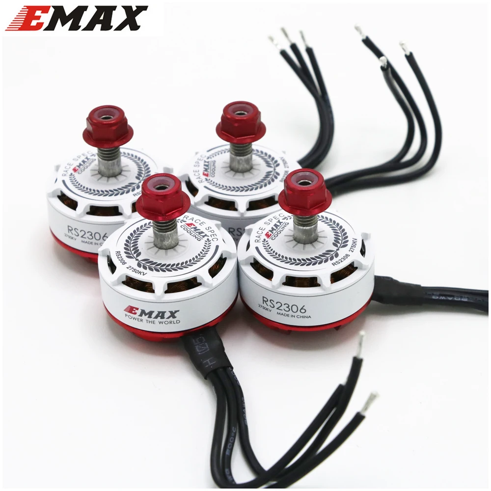 White 2550kv Emax Quadcopter Fpv New 1