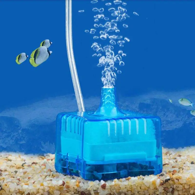 

Mini Activated Filter Cotton / Filter Plastic Air Filter For Aquarium Fish Tank Filter Blue