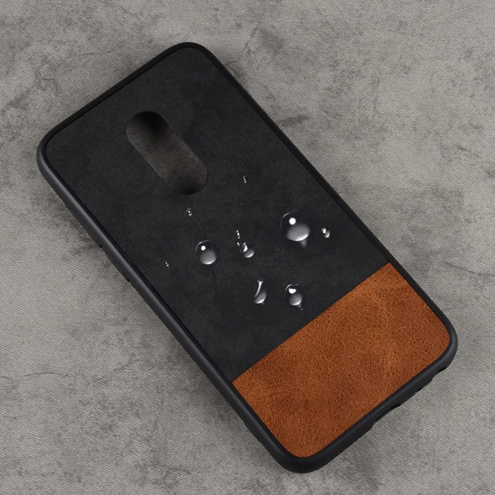 Чехол subin для Meizu 16th мягкий прошитый контрастный Джинсовый чехол из искусственной