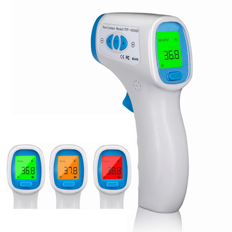 

TF-600 Thermometer Digital Body Temperature Fever Measurement Forehead Non-Contact Infrared LCD IR Thermometer Baby & Adult
