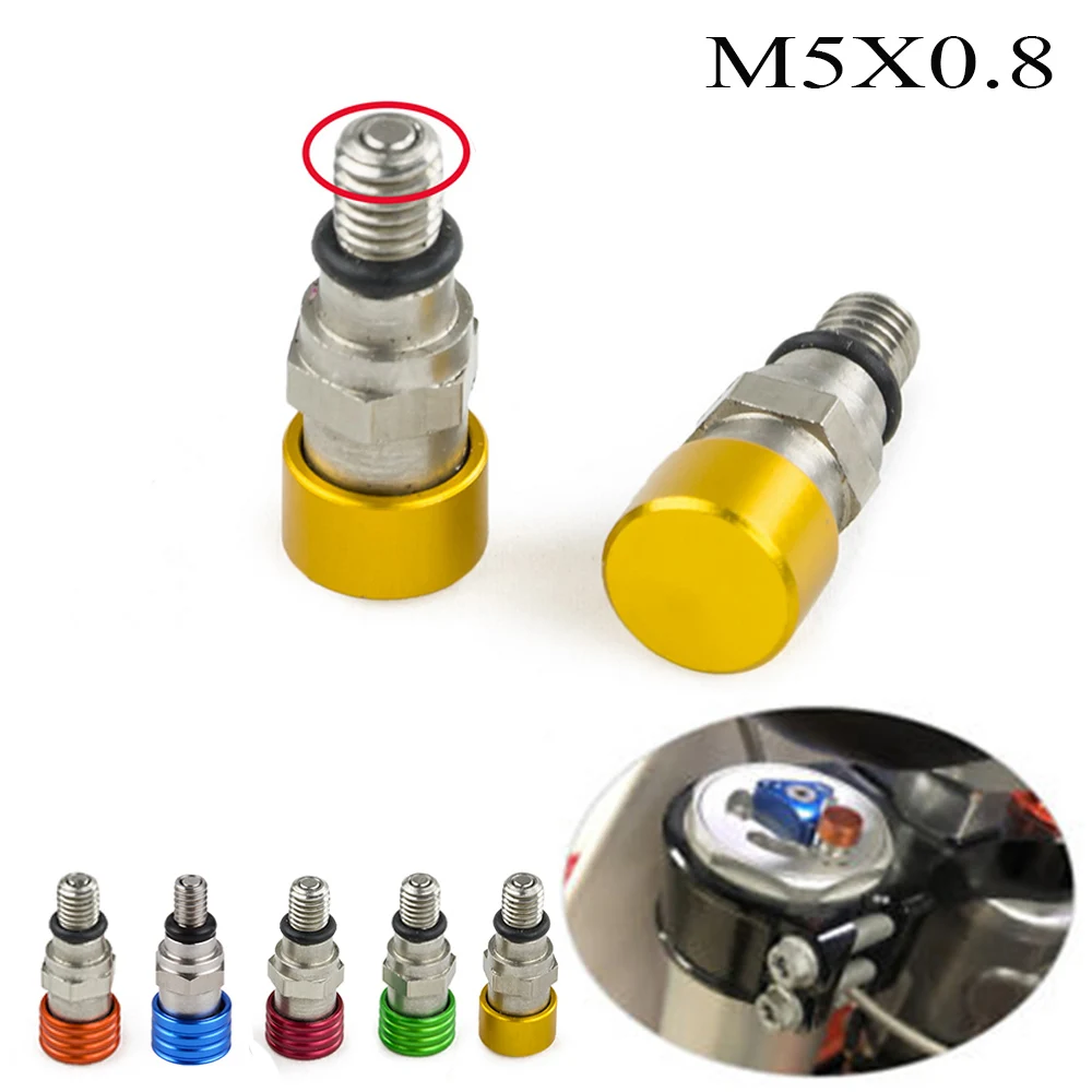 Выпускной клапан вилка M5x0.8 для Suzuki DRZ250 DRZ400 RMZ250 RMZ450 RM60 RM80 RM85 RM100 RM125 RMX250 RMX450Z
