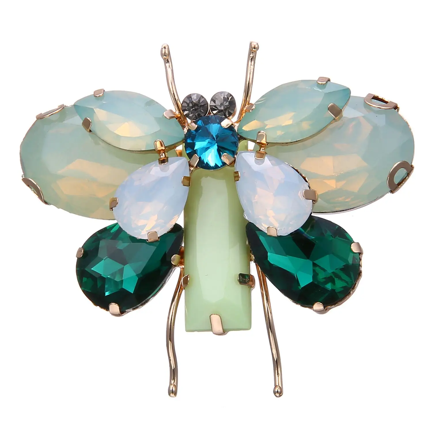 

Cute Animal & Insect Butterfly Brooches Pins for Women Crystal Brooch Clothing Accessories