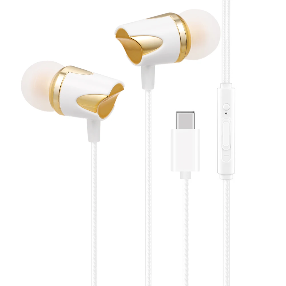 USB-Type-C-Wired-Earphones-In-Ear-Line-Control-earphone-With-Mic-for-MI-8-8SE (2)