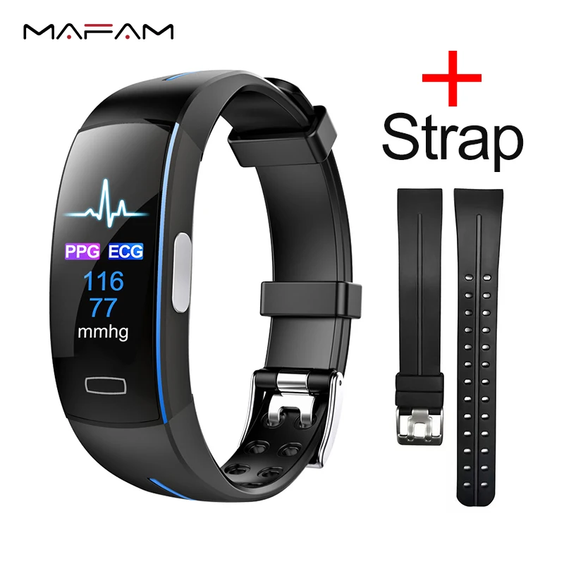 

MAFAM P3 Plus smart band watch waterproof android ios wristband smartwatch whatsapp smart bracelet blood pressure measurement