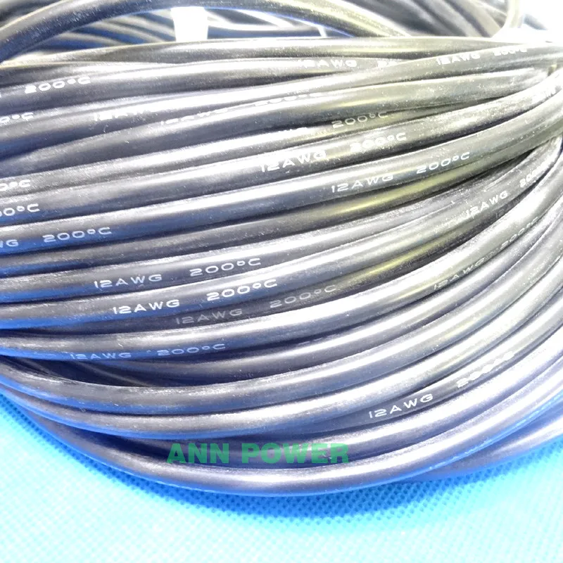 12AWG силиконовый провод 12 AWG 12# Силикагель провода Проводник 680/0. 08 мм AWG12 высокая температура луженая медь кабель