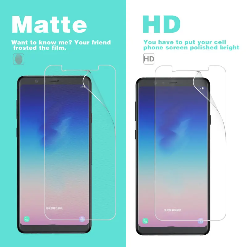 Анти-Царапины HD прозрачная глянцевая пленка для Samsung Galaxy A9 Star lite A6050 A6058 6 в матовой
