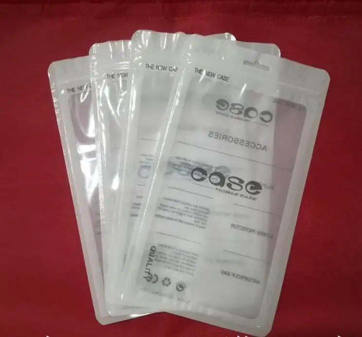 

1000pcs 13*24cm Zip Lock thick transparent dustproof plastic Bag White Clear Self Seal Zipper Plastic Retail Package poly Pouch
